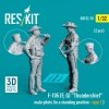 RESKIT RSF32-0069 F-105 (F, G) Thunderchief male pilots (in a standing position - type 1) (2 pcs) (3D Printed) 1/32